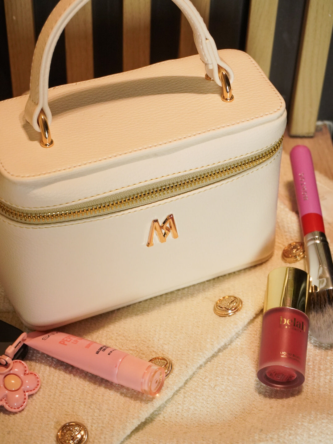 MINI BAÚL SAVANNA - VAINILLA